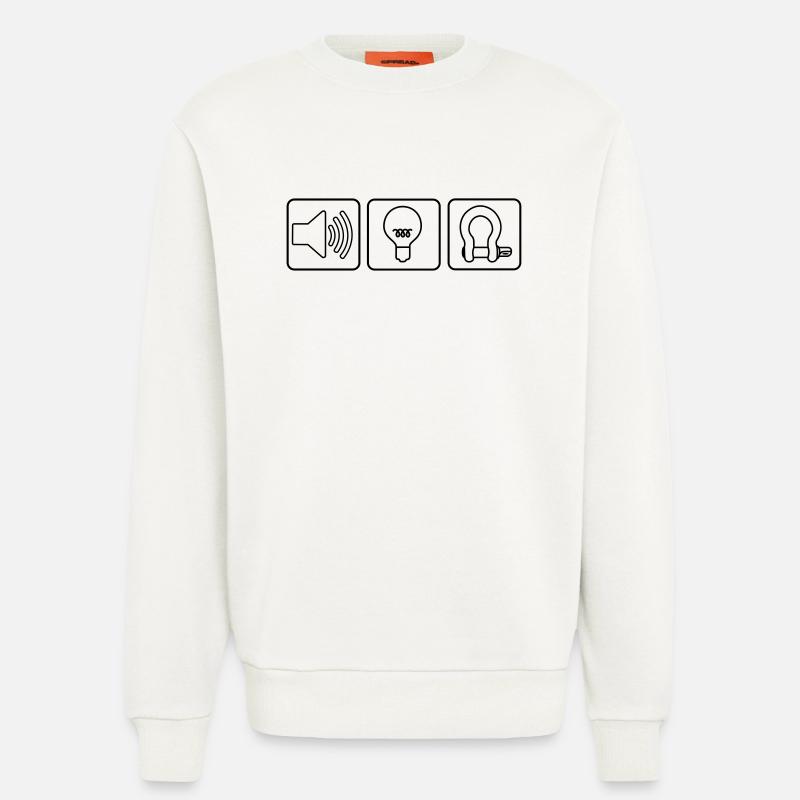 Sound Light Rigging Logo - Sweatshirt - made by SPREAD  - OFF WHITE