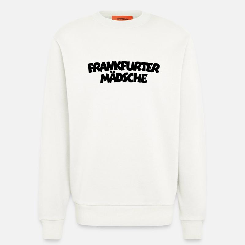 Frankfurter Mädsche (Schwarz) - Sweatshirt - made by SPREAD  - OFF WHITE