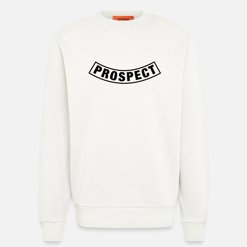 Prospect Batch - Sweat bio décontracté fabriqué en UE - OFF WHITE