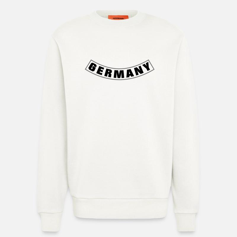 Germany Rocker Patch Bottom Rocker - Sweat bio décontracté fabriqué en UE - OFF WHITE