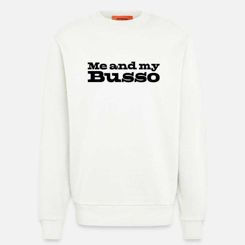 32 Moi et mon Busso - Sweat bio décontracté fabriqué en UE - OFF WHITE