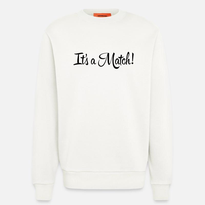 C’est un match ! - Sweat bio décontracté fabriqué en UE - OFF WHITE