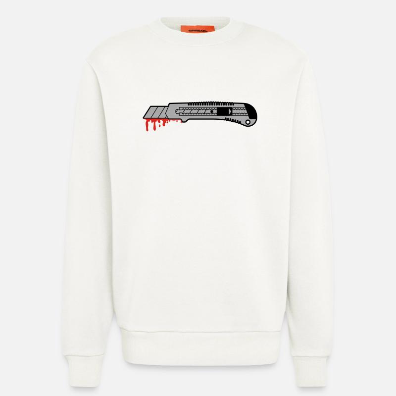cutter - Sweatshirt - made by SPREAD  - OFF WHITE