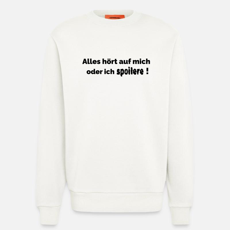 ich spoilere - Sweatshirt - made by SPREAD  - OFF WHITE