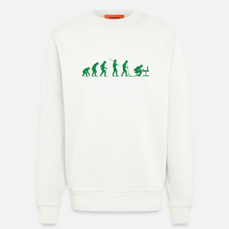 Programmeur Évolution Informaticien Développeur - Sweat bio décontracté fabriqué en UE - OFF WHITE