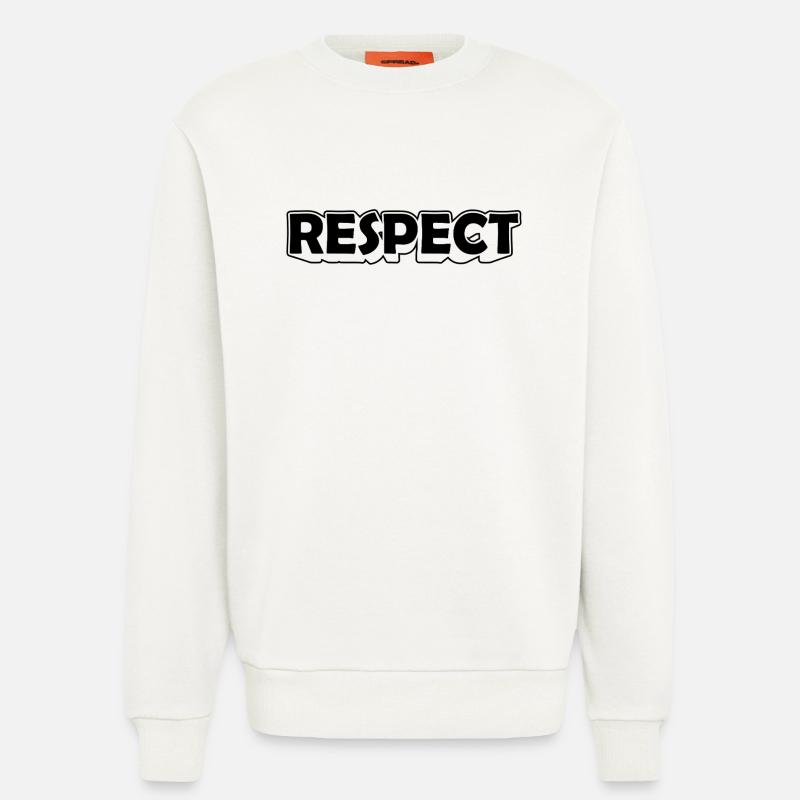 Conception de montage dégradé abstrait - Sweat bio décontracté fabriqué en UE - OFF WHITE
