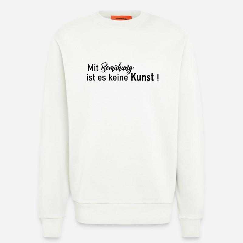 keine Kunst - Sweatshirt - made by SPREAD  - OFF WHITE