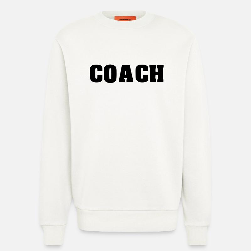coach coaching - Sweatshirt - made by SPREAD  - OFF WHITE