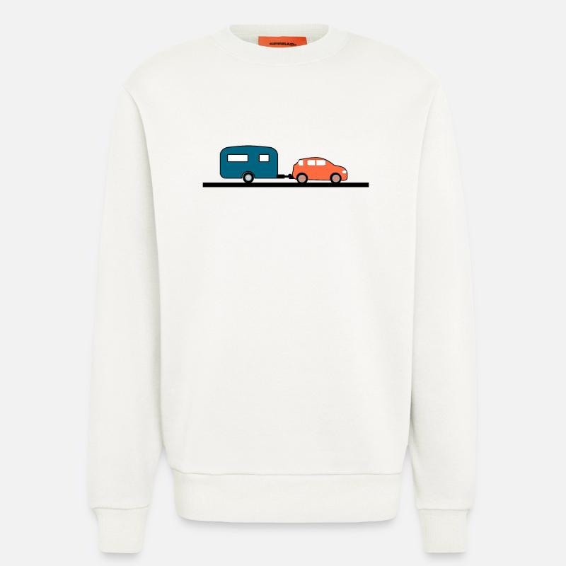 Auto - Sweatshirt - made by SPREAD  - OFF WHITE