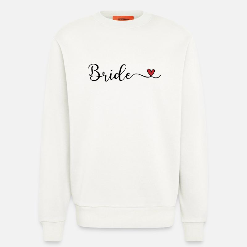 Mariée - Sweat bio décontracté fabriqué en UE - OFF WHITE