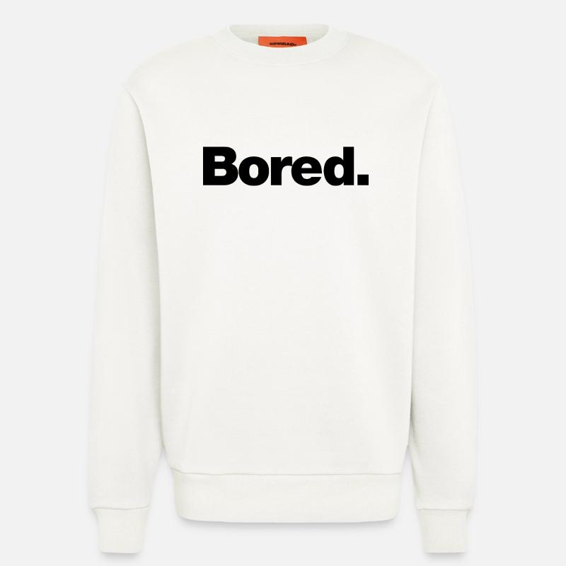 Bored - Sweatshirt - made by SPREAD  - OFF WHITE