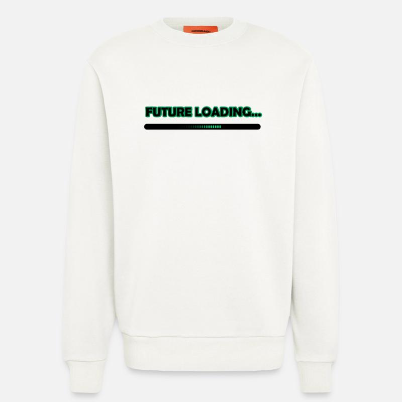 Future Loading Progress Tee - Sweatshirt - made by SPREAD  - OFF WHITE