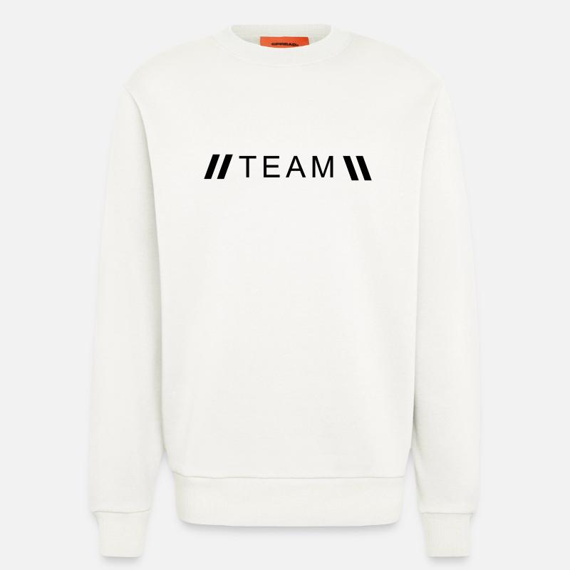 Style Team - Sweatshirt - made by SPREAD  - OFF WHITE
