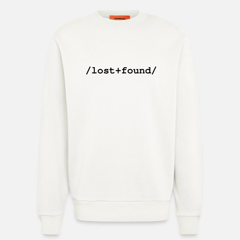 Lost+Found - Ordner /lost+found/ - Sweatshirt - made by SPREAD  - OFF WHITE