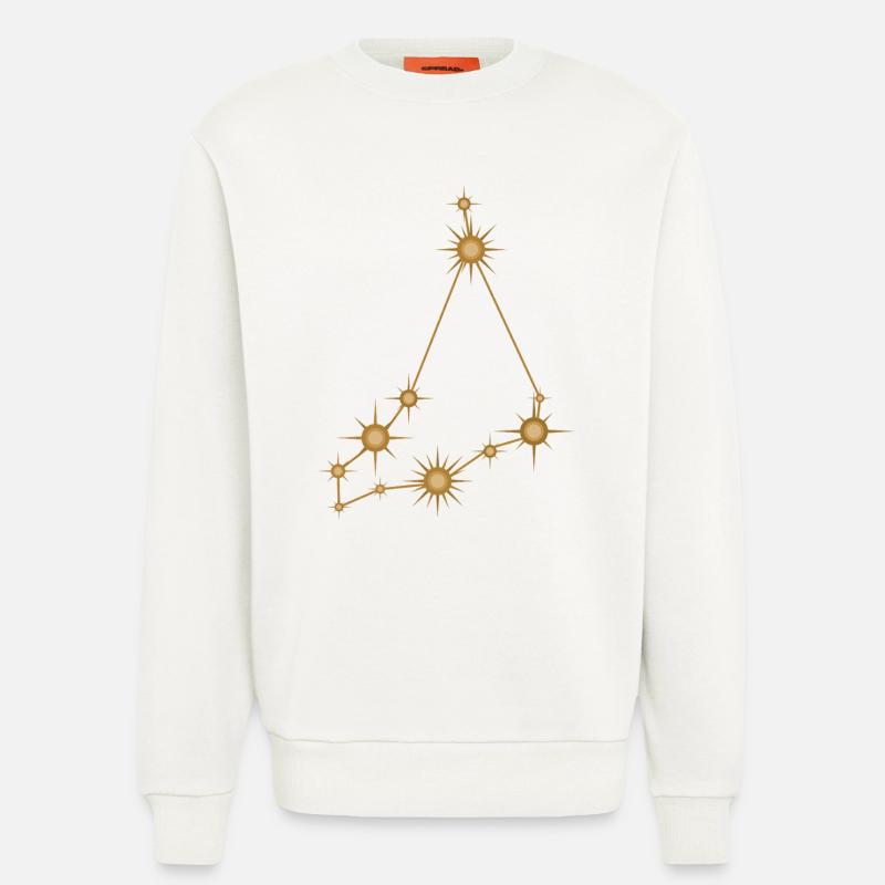 Sternbild Steinbock Sternzeichen Sternzeichen - Sweatshirt - made by SPREAD  - OFF WHITE
