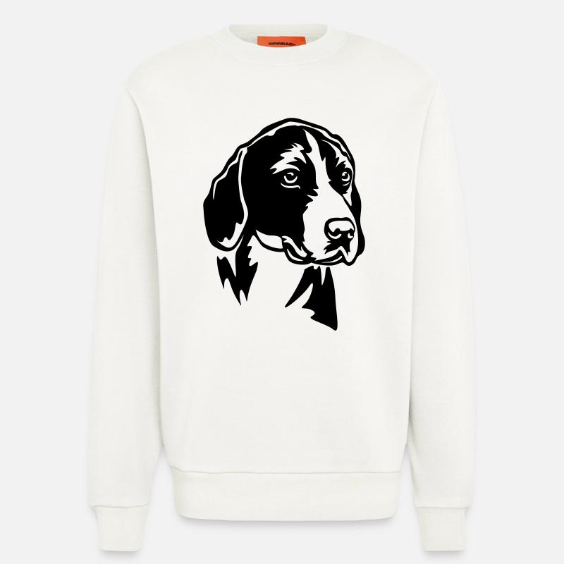 Hamiltonstövare Kopf - Sweatshirt - made by SPREAD  - OFF WHITE
