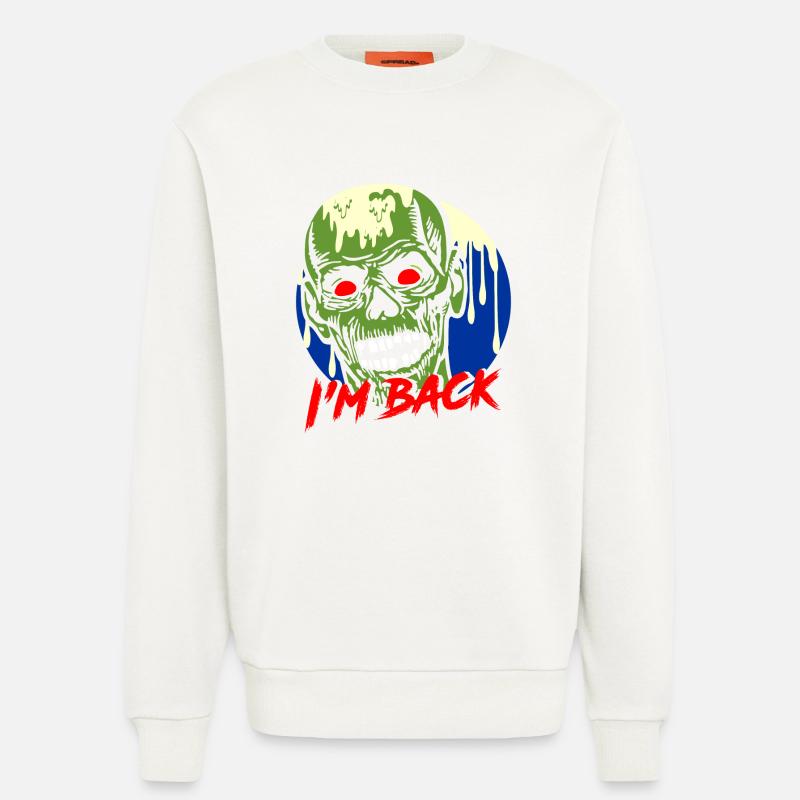 I'm Back! - Sweatshirt - made by SPREAD  - OFF WHITE