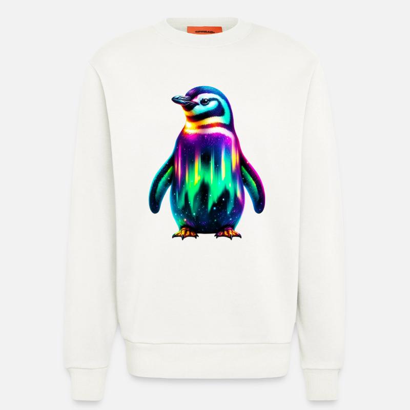 Pinguin - Sweatshirt - made by SPREAD  - OFF WHITE