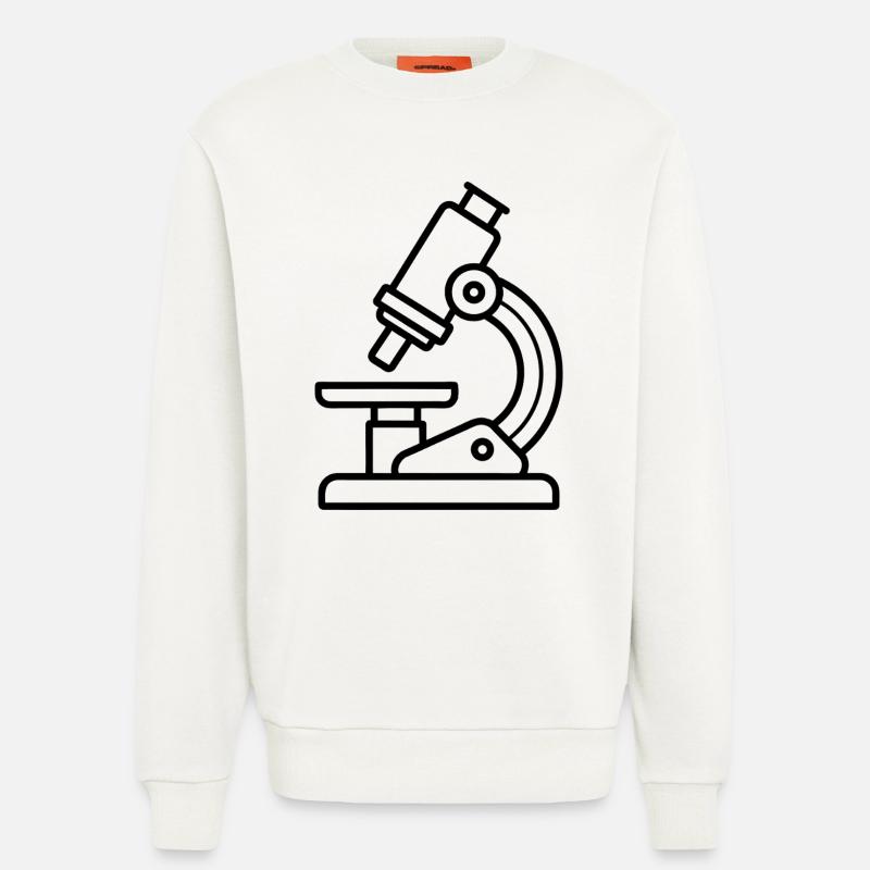 Microscope - Sweatshirt - made by SPREAD  - OFF WHITE