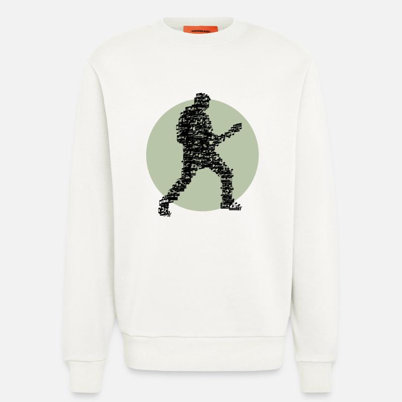 guitar_player_notes_09201602 - Sweatshirt - made by SPREAD  - OFF WHITE
