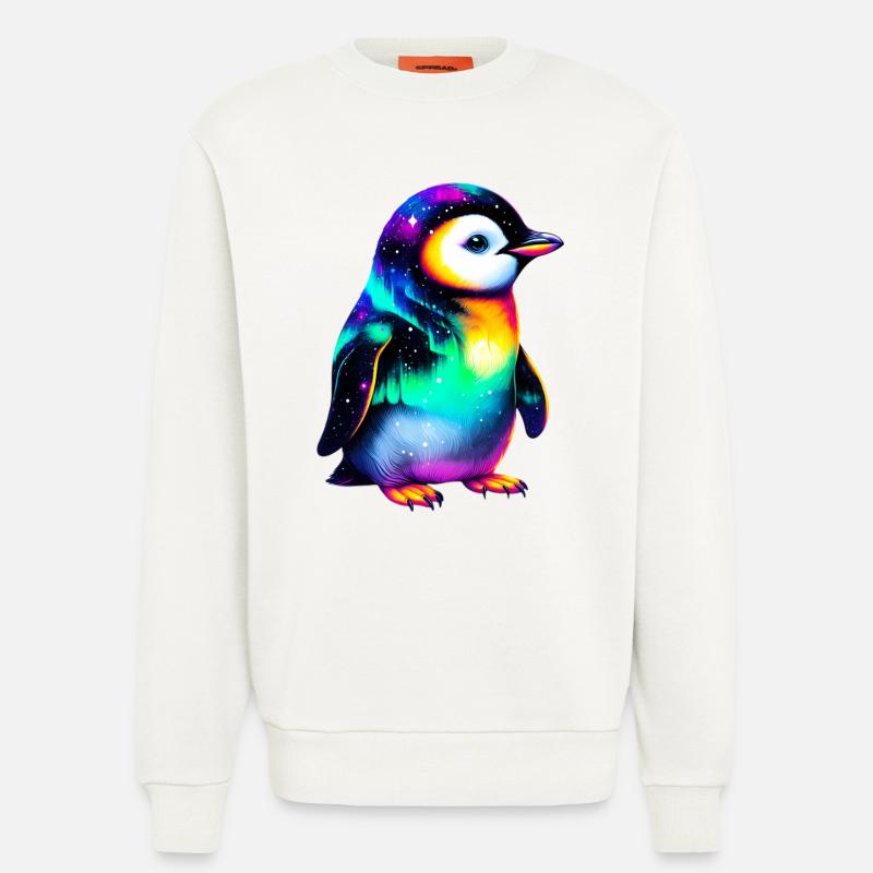 Pinguin - Sweatshirt - made by SPREAD - OFF WHITE