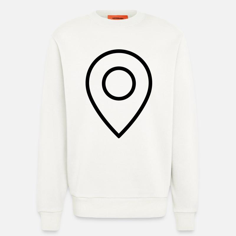 localization - Sweatshirt - made by SPREAD - OFF WHITE