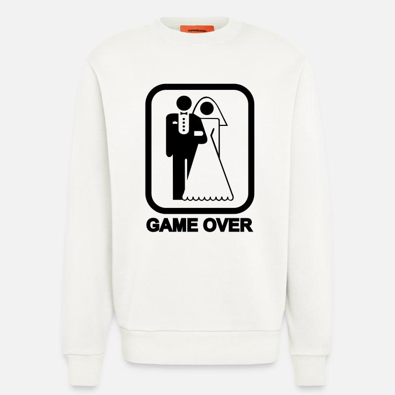Game Over - Sweatshirt - made by SPREAD  - OFF WHITE