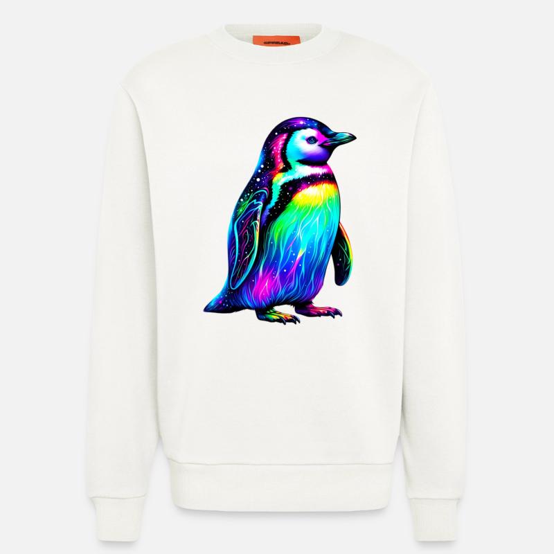 Pinguin - Sweatshirt - made by SPREAD  - OFF WHITE