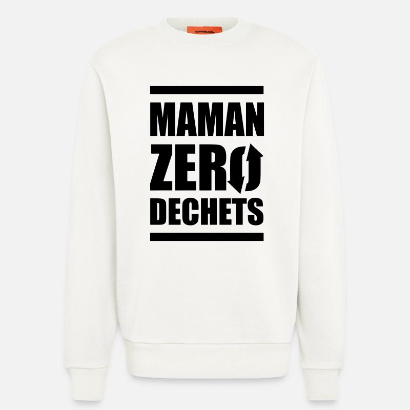 Zero Waste Mama - Sweatshirt - made by SPREAD  - OFF WHITE
