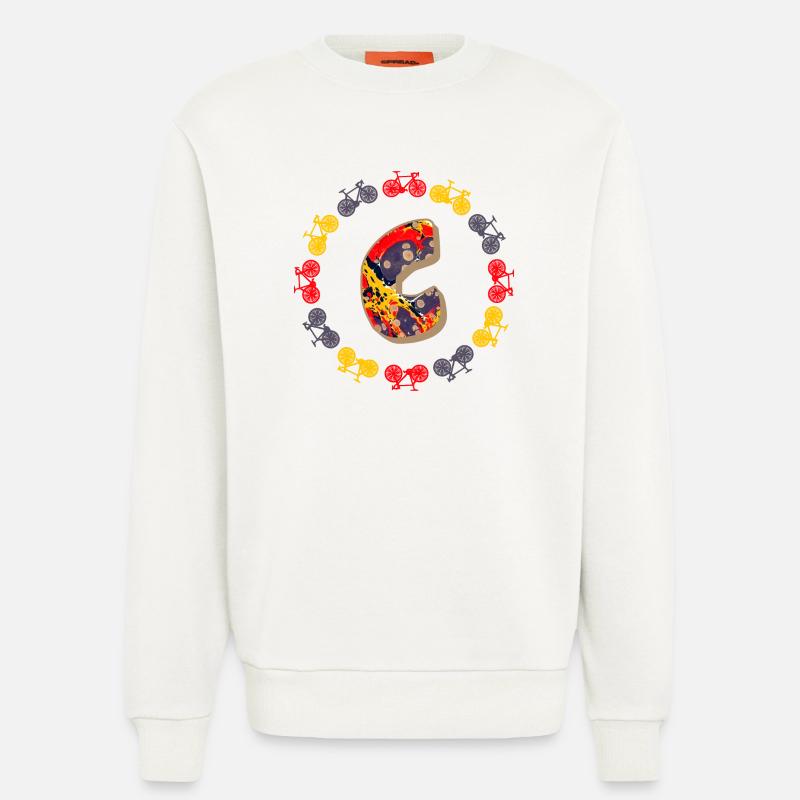 fahrrad e 202 c - Sweatshirt - made by SPREAD  - OFF WHITE