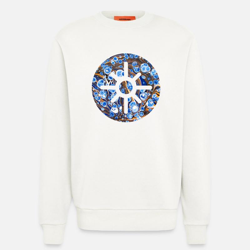 hexenrune schutz glück e 262 - Sweatshirt - made by SPREAD - OFF WHITE