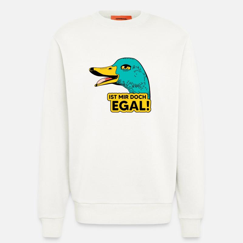Ist mir doch egal - Sweatshirt - made by SPREAD  - OFF WHITE