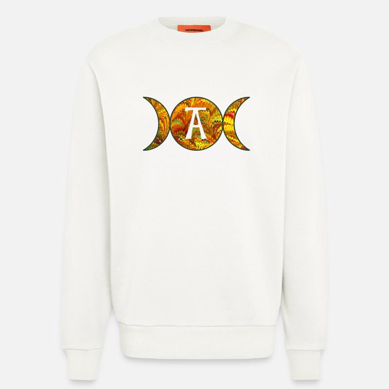 mondphasen e 38 a - Sweatshirt - made by SPREAD - OFF WHITE