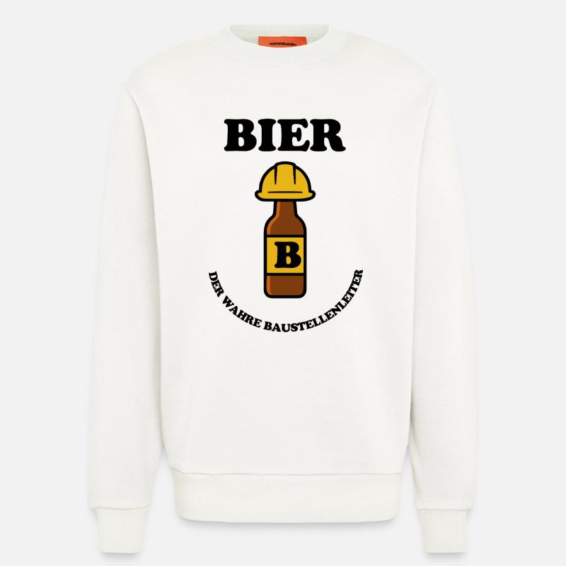BIER - Sweatshirt - made by SPREAD  - OFF WHITE