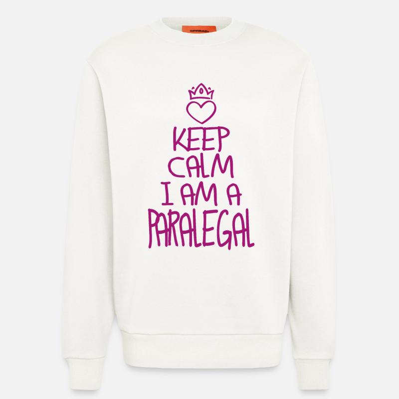Keep Calm Rechtsanwaltsfachangestellte cool - Sweatshirt - made by SPREAD  - OFF WHITE