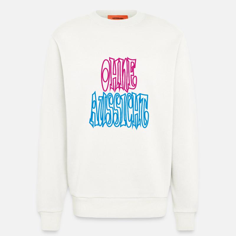 Without a view - Sweatshirt - made by SPREAD - OFF WHITE