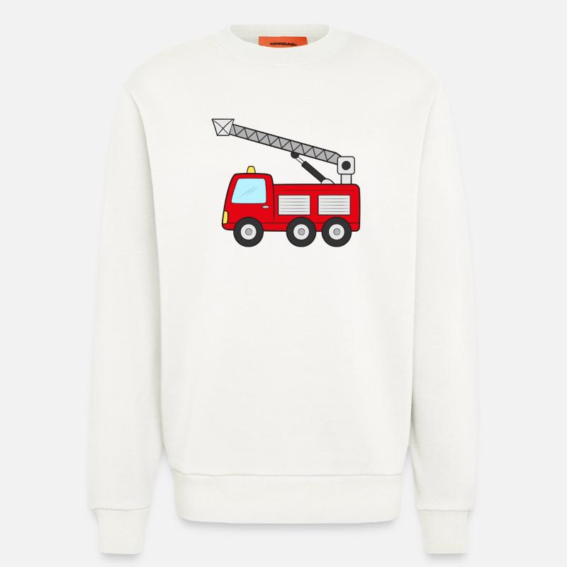 Fire engine Fire engine - Sweatshirt - made by SPREAD  - OFF WHITE