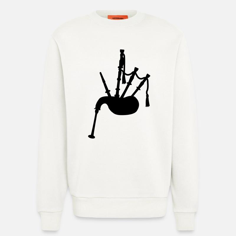 Dudelsack - Sweatshirt - made by SPREAD  - OFF WHITE