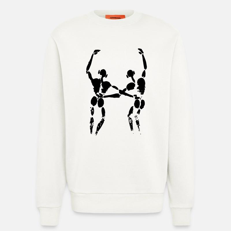 Amis - Sweat bio décontracté fabriqué en UE - OFF WHITE