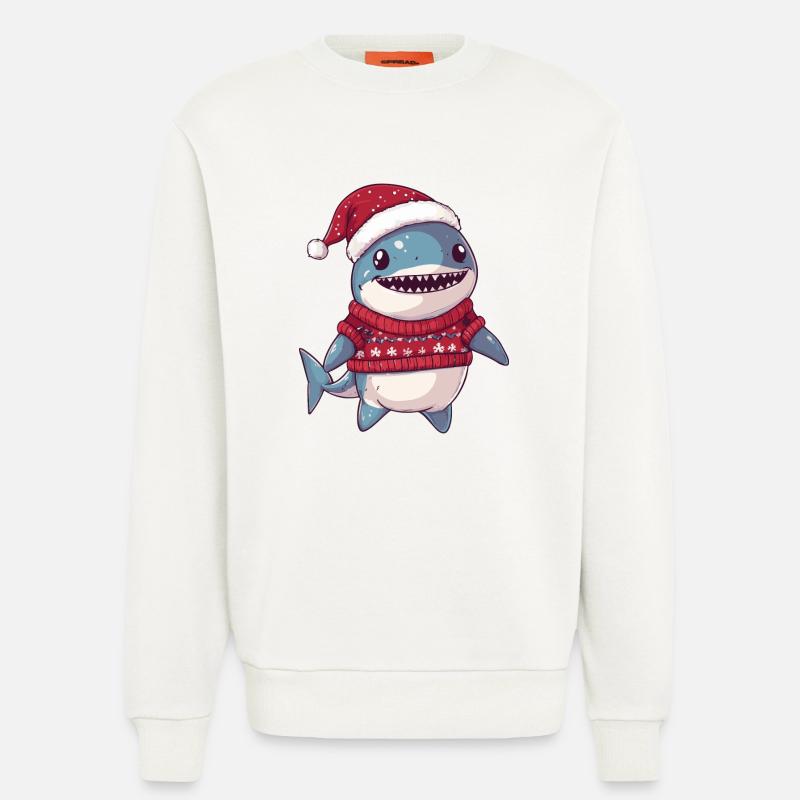 Hai Weihnachten Comic - Sweatshirt - made by SPREAD  - OFF WHITE