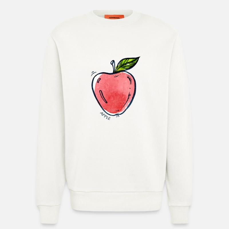 Apple Fruit Fruit Apple Fruit - Sweatshirt - made by SPREAD  - OFF WHITE