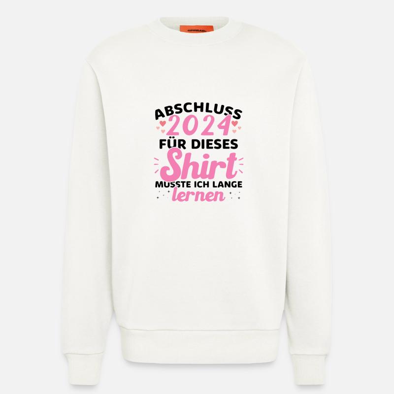 Abschluss 2024 Abschluss der Realschule - Sweatshirt - made by SPREAD  - OFF WHITE
