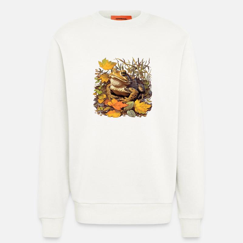 Toad Kröten Kröte - Sweatshirt - made by SPREAD  - OFF WHITE