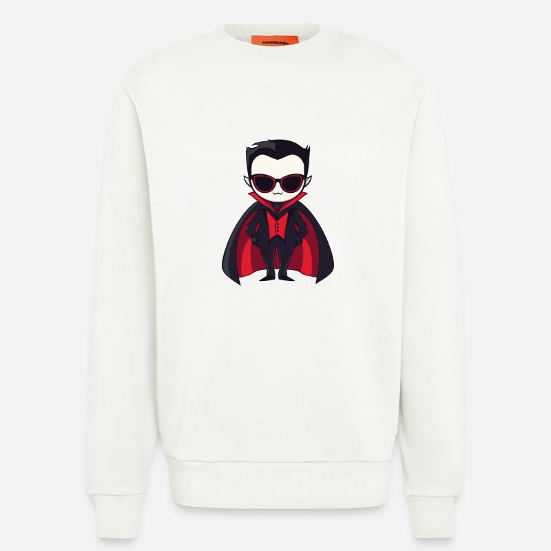 Vampire Halloween Cool - Sweat bio décontracté fabriqué en UE - OFF WHITE