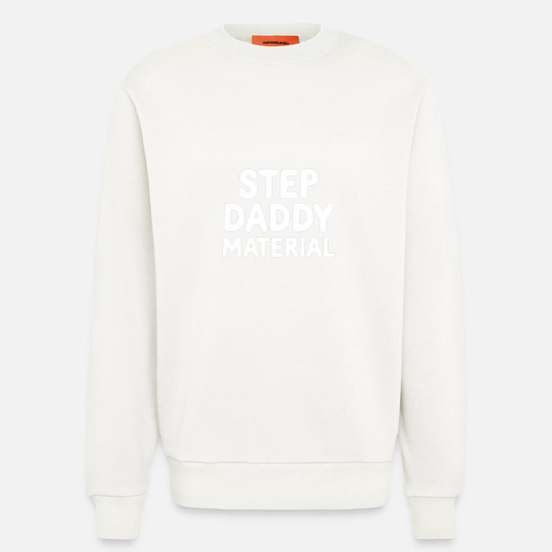 Step Daddy Material 13 - Sweatshirt - made by SPREAD - OFF WHITE
