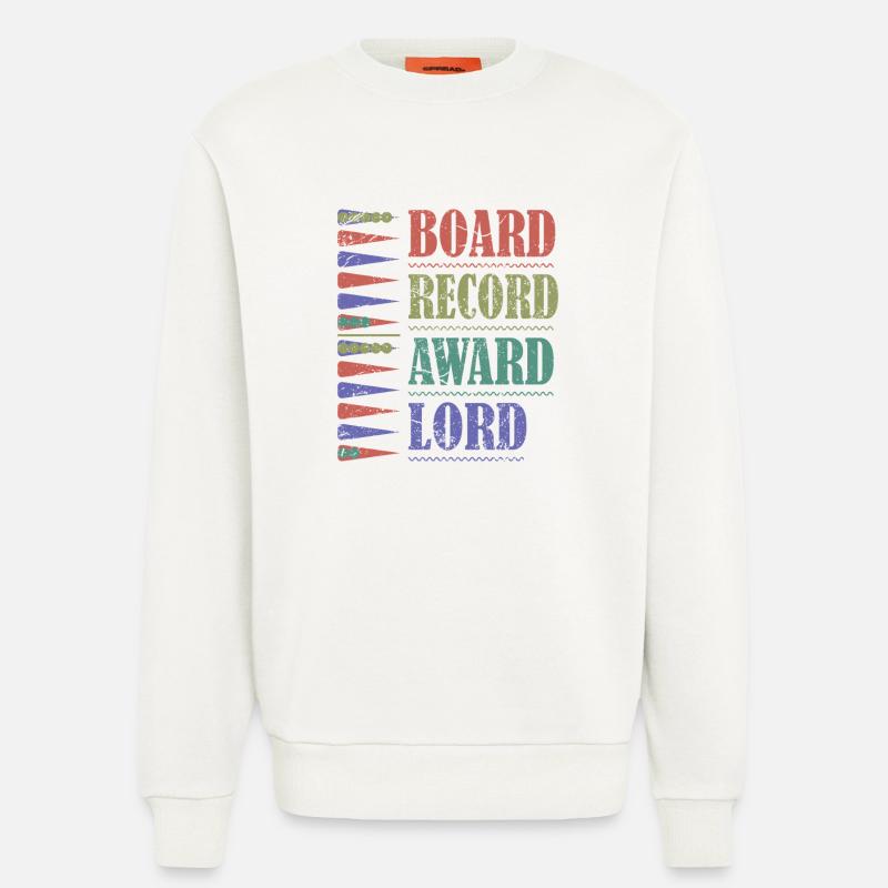 Backgammon Spiel - Sweatshirt - made by SPREAD  - OFF WHITE