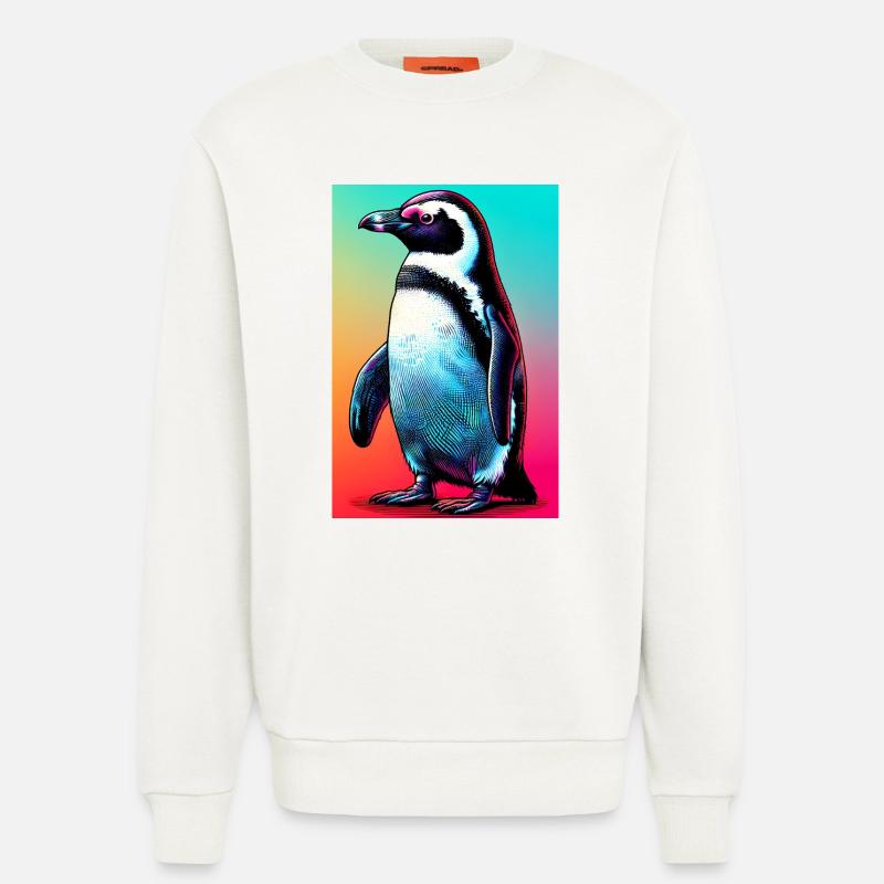 Pinguin - Sweatshirt - made by SPREAD - OFF WHITE