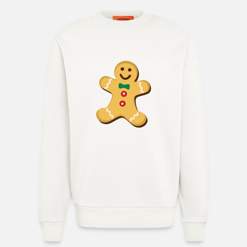 lebkuchenmann - Sweatshirt - made by SPREAD  - OFF WHITE