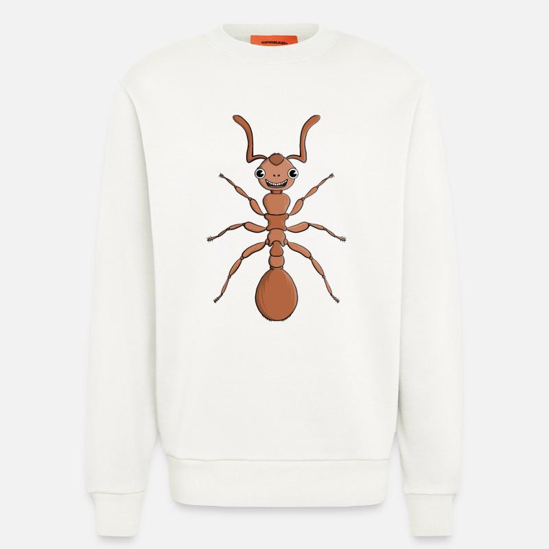Umarme eine Ameise - Sweatshirt - made by SPREAD  - OFF WHITE