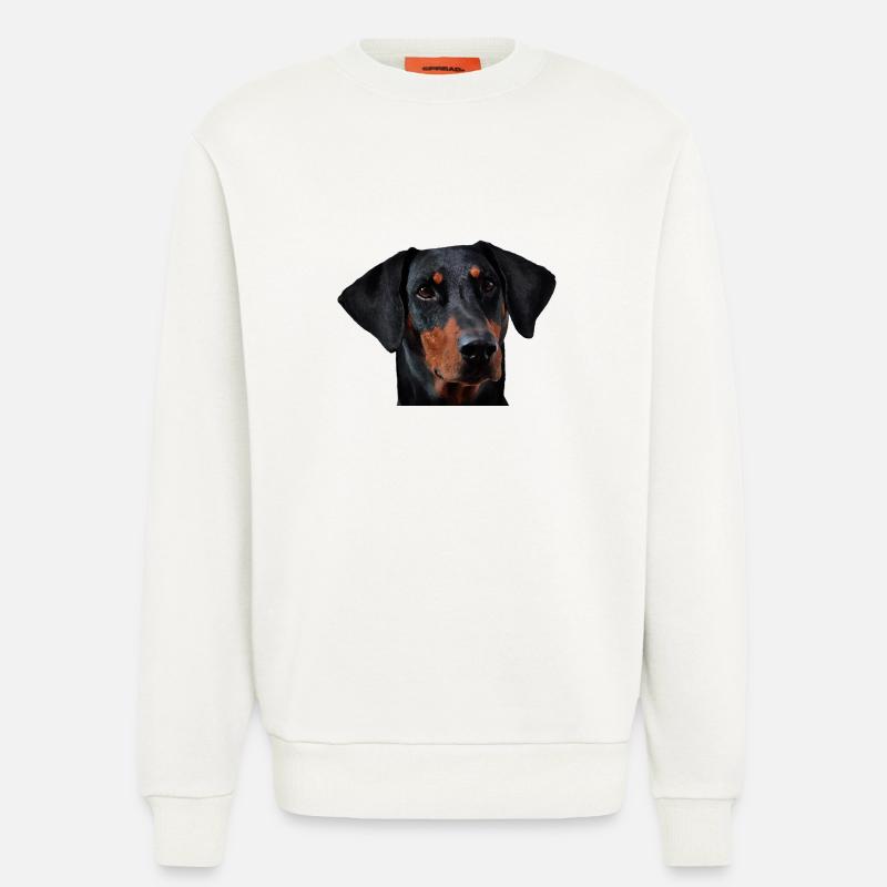 Dobermann - Sweatshirt - made by SPREAD  - OFF WHITE
